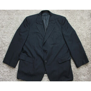 Petrocelli Sport Coat Mens 44S Blue Pinstripe Blazer Jacket Tailored Fit